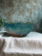 Bol decorativ handmade din rășină și piatră — fotografie principală