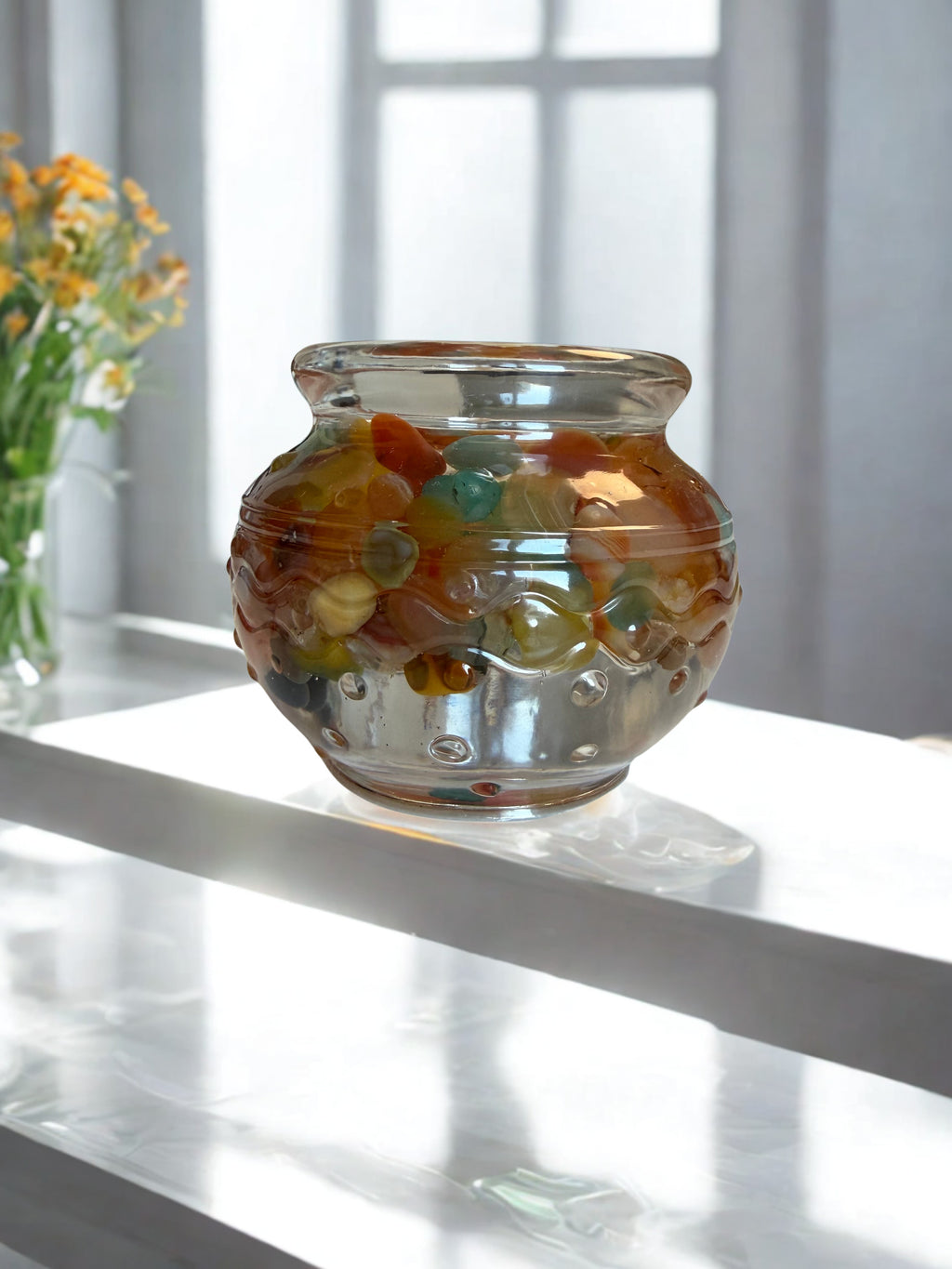 Lumânare decorativă tip jeleu — fotografie principală