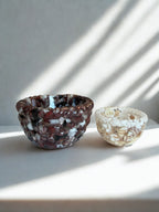 Lumânare neparfumată în suport handmade, vedere 1
