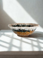 Bol decorativ handmade din rășină și piatră — fotografie principală