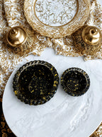 Lumânare neparfumată în suport handmade, vedere 3
