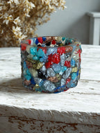 Lumânare parfumată Lavandă în suport handmade, vedere 1