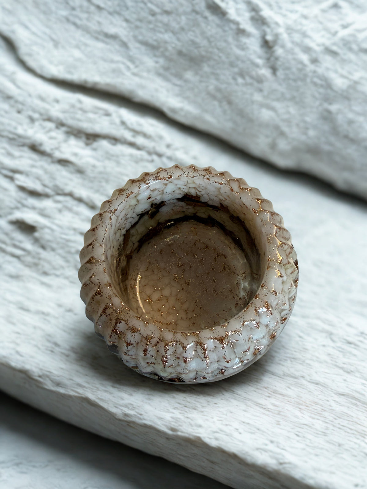 Lumânare parfumată Chanel în suport handmade, vedere 3