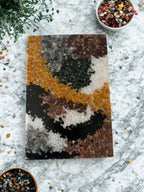 Tavă decorativă handmade din rășină și piatră — vedere 2