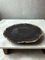 Tavă decorativă handmade din rășină și piatră — fotografie principală
