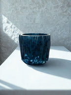 Lumânare neparfumată în suport handmade, vedere 1