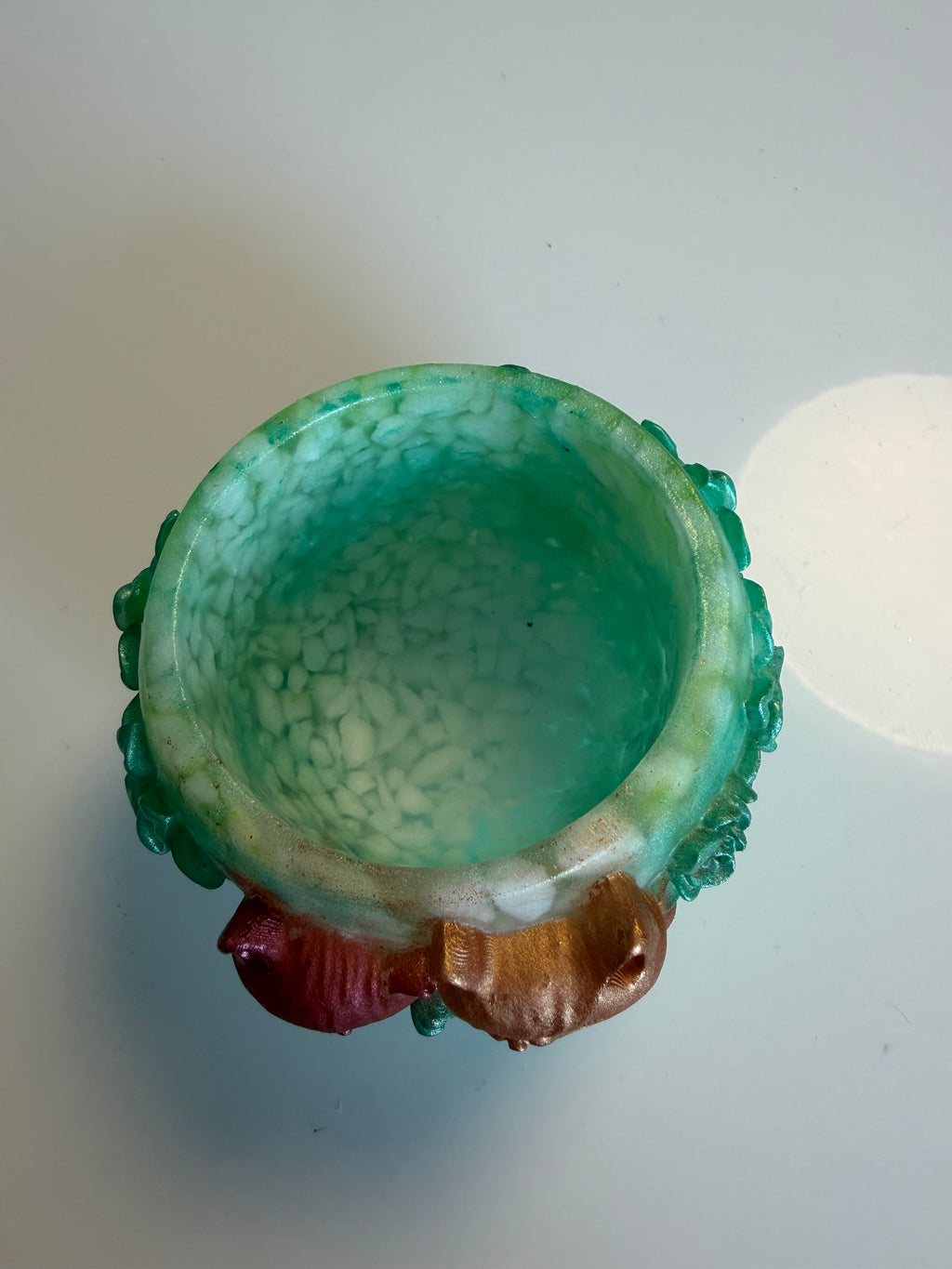 Lumânare parfumată Lavandă în suport handmade, vedere 3