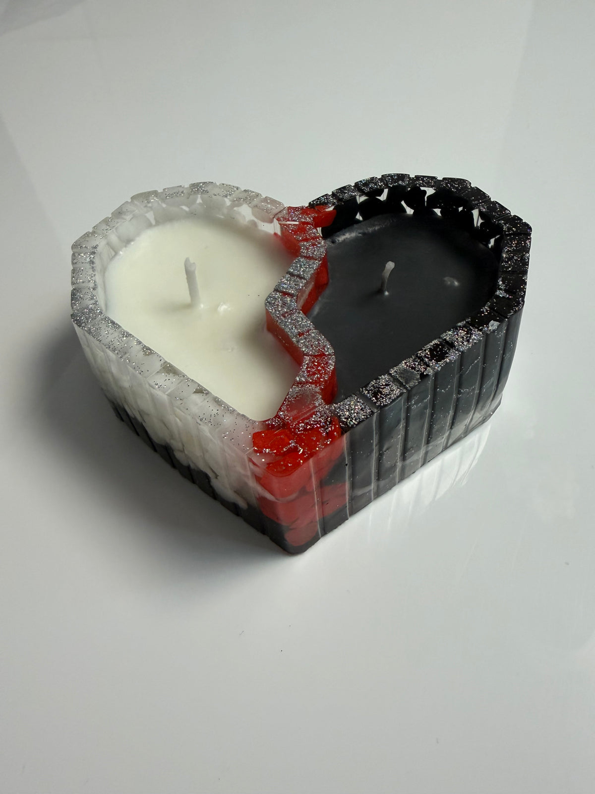 Lumânare parfumată Chanel în suport handmade, vedere 2