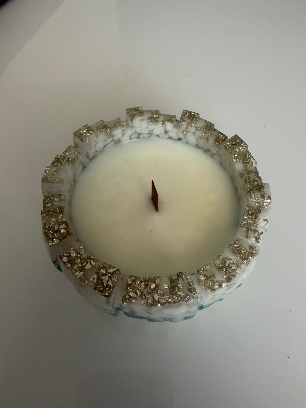 Lumânare parfumată Chanel în suport handmade, vedere 2