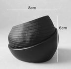 Lumânare neparfumată în suport handmade, fotografie cu dimensiuni