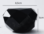 Lumânare decorativă tip jeleu în suport handmade, fotografie cu dimensiuni
