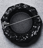 Scrumieră handmade din rășină și piatră — dimensiuni