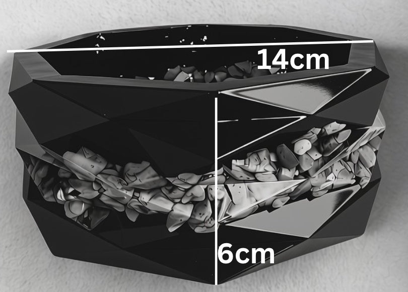Set decorativ Black Gold Elegance — 3 piese — vedere 6