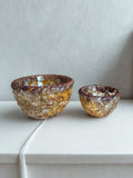 Lumânare decorativă tip jeleu în suport handmade, vedere 1